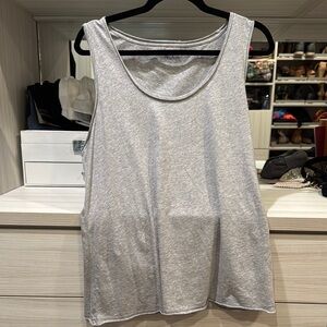 Gray Sleeveless Women's Top